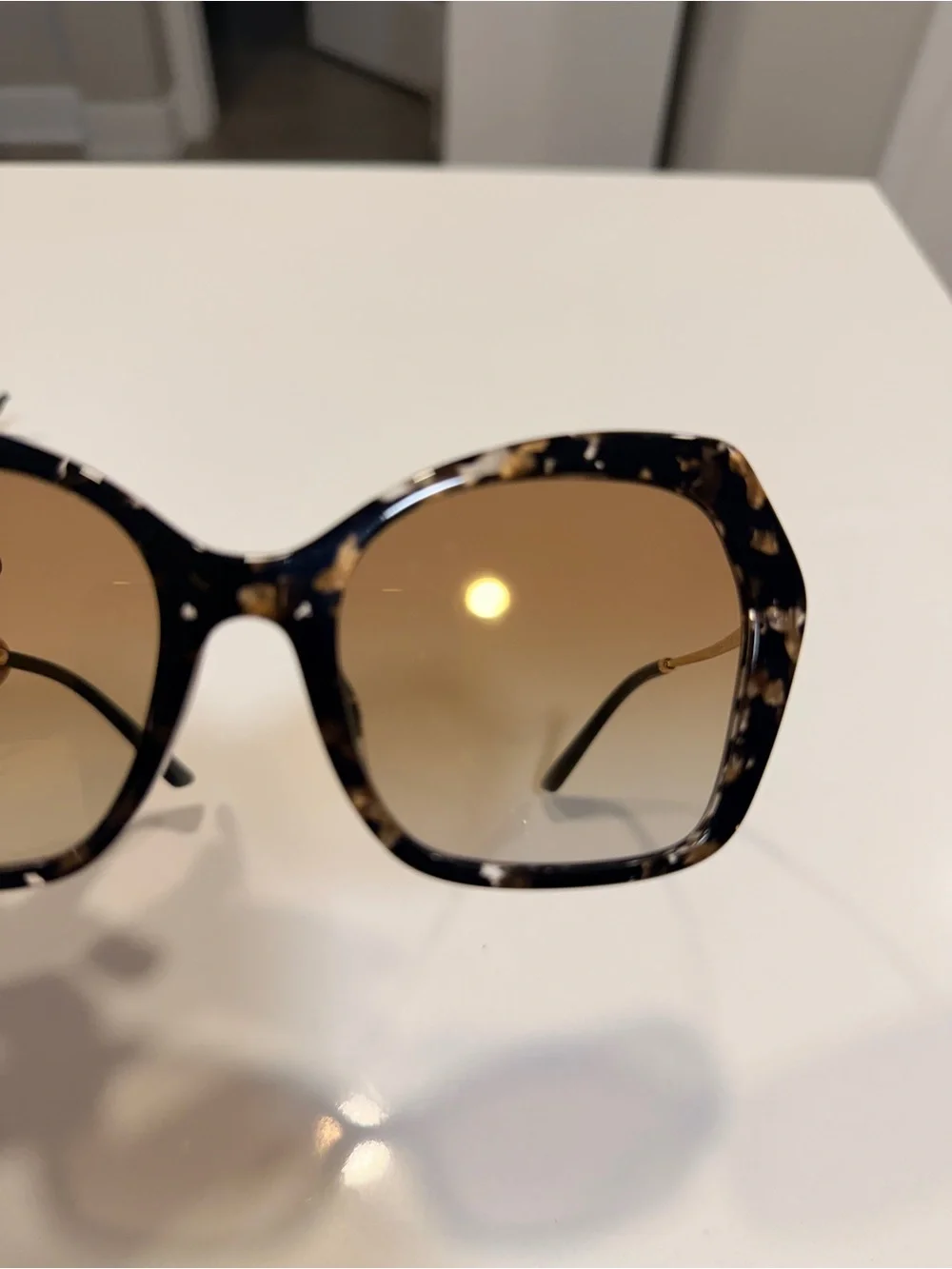 Authentic Dolce & Gabbana DG4399F Oversized Sunglasses 56-20-145 Tortoise Gold